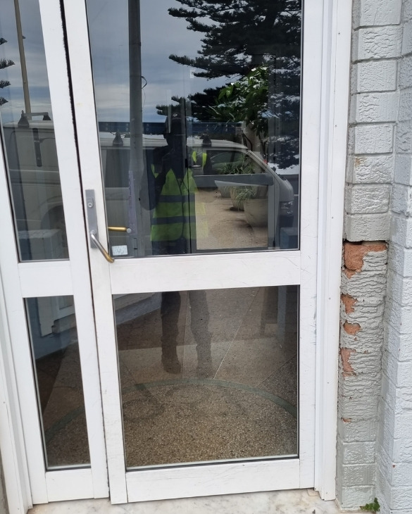 Before - glass replacement